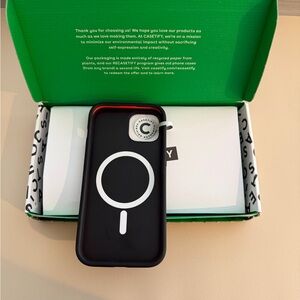 Casetify iPhone 16 Black Case with MagSafe